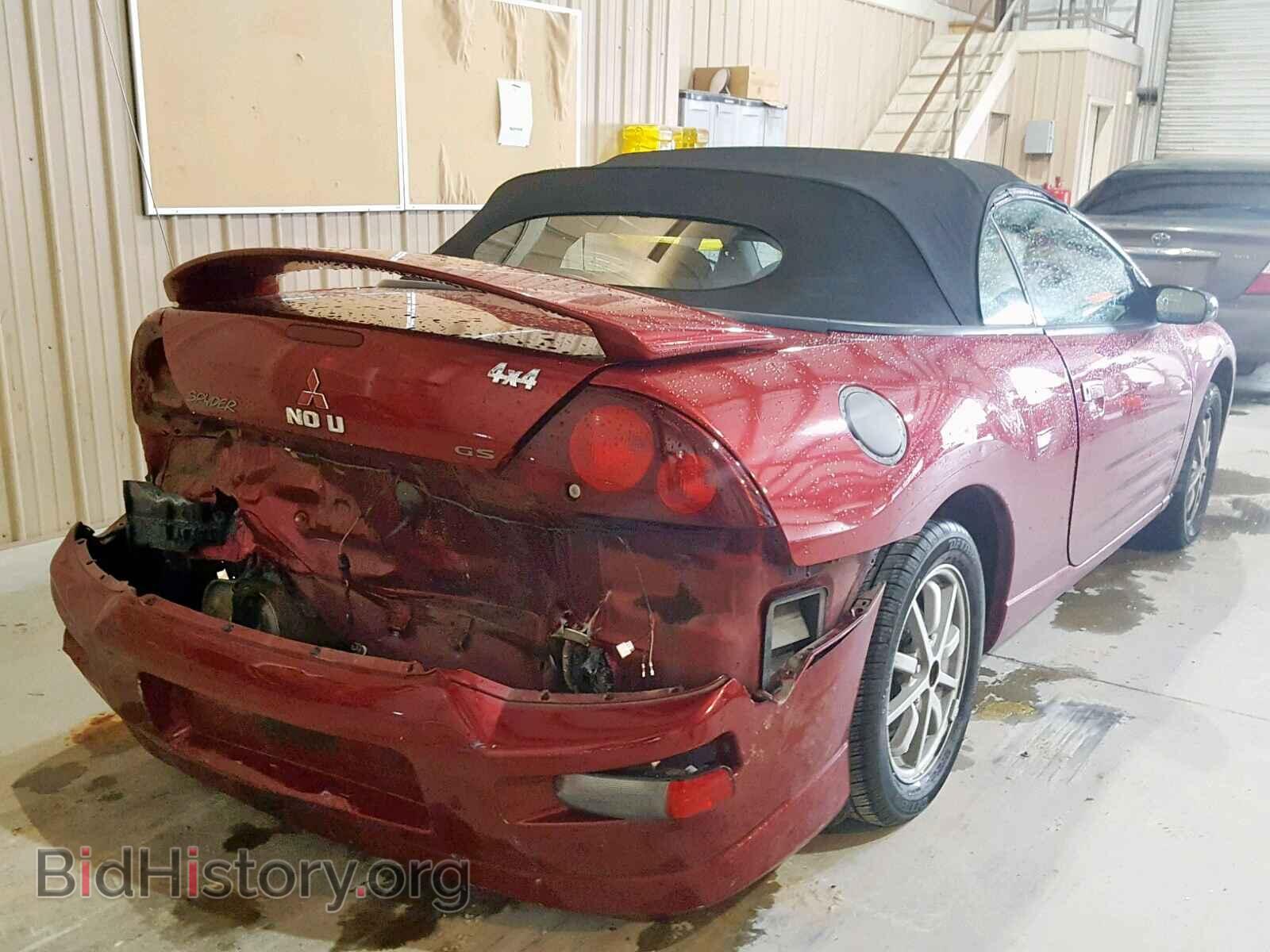 2001 MITSUBISHI ECLIPSE - VIN: 4A3AE35G11E001186 - Photo 4