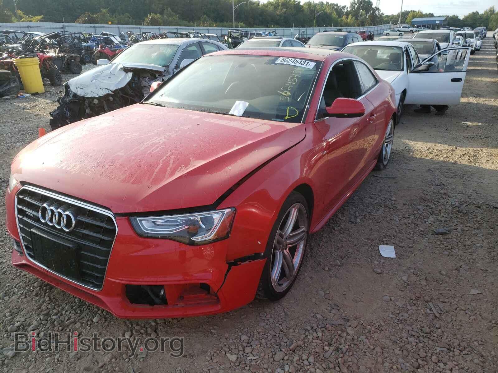 2013 AUDI A5 - VIN: WAUWFAFR3DA009955 - Фото 2