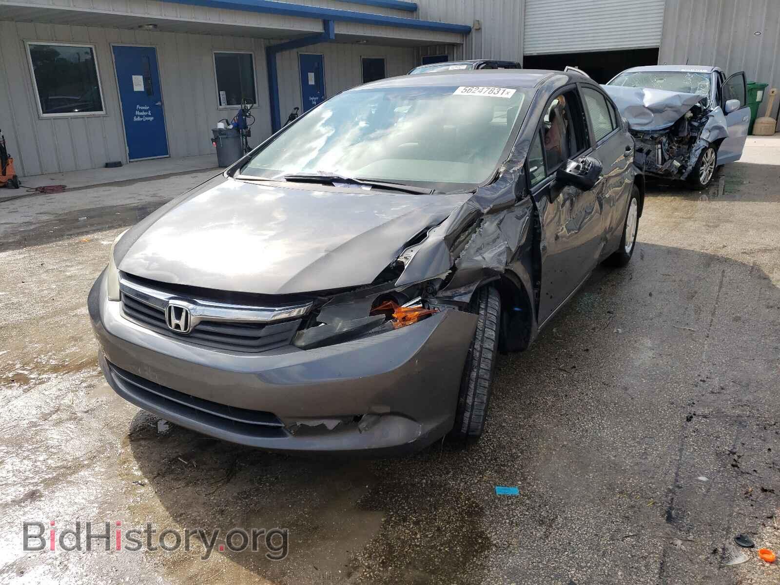 2012 HONDA CIVIC - VIN: 2HGFB2F68CH514823 - Фото 2