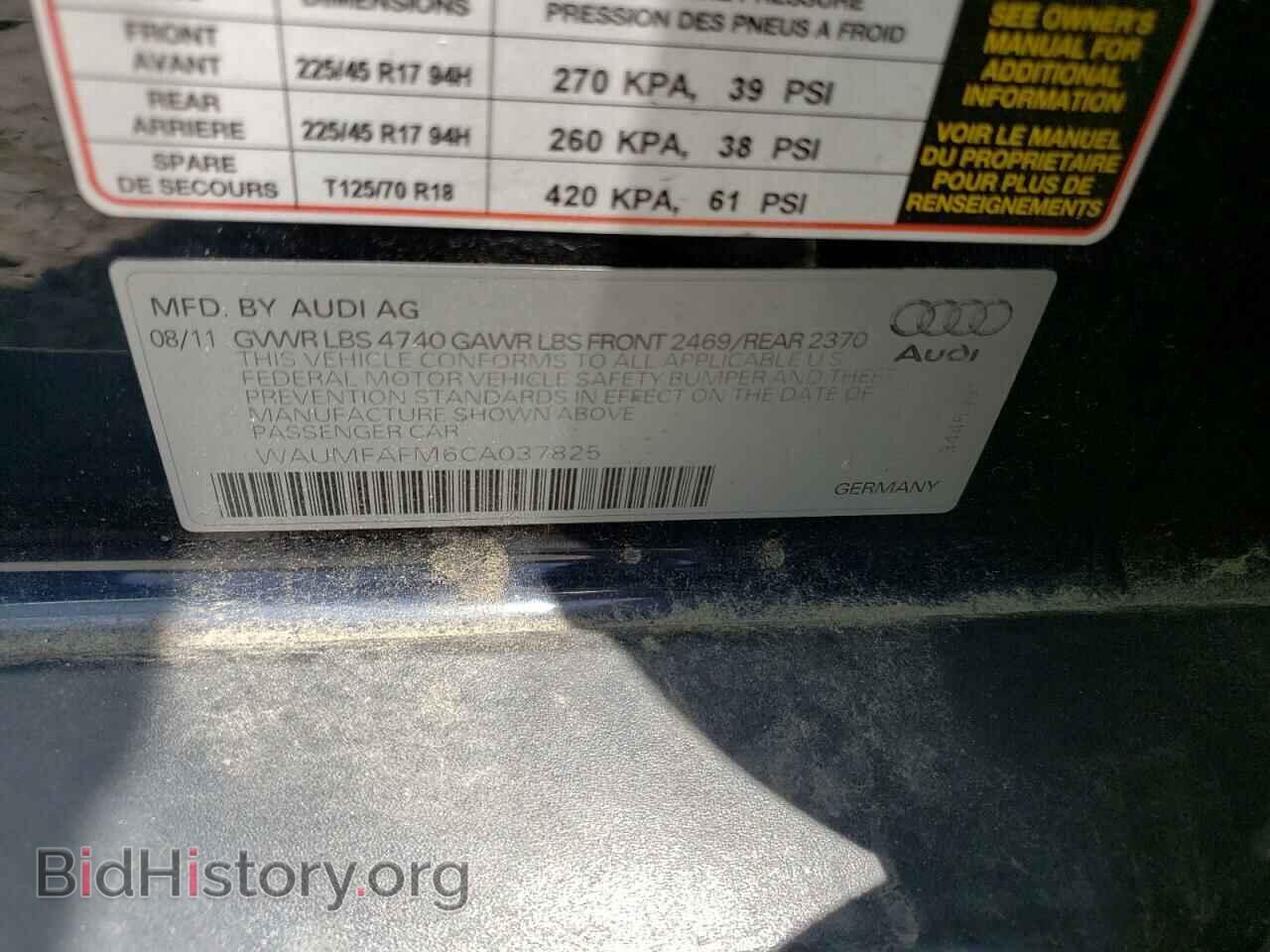 2012 AUDI A3 - VIN: WAUMFAFM6CA037825 - Photo 12
