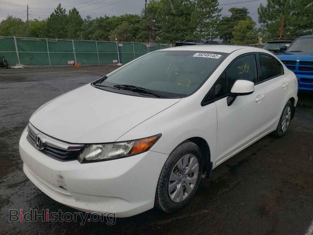 2012 HONDA CIVIC - VIN: 2HGFB2F57CH609879 - Фото 2