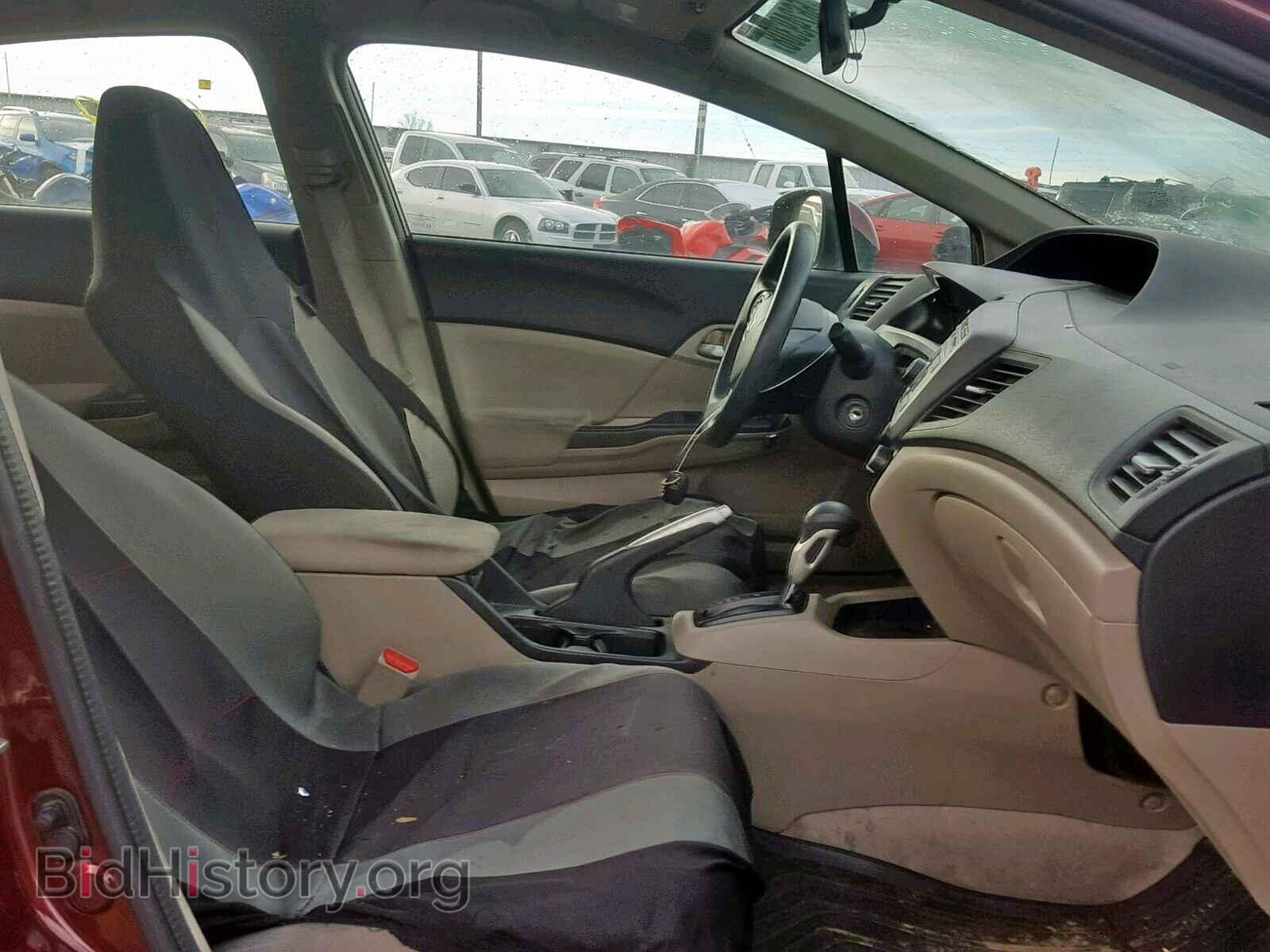 2012 HONDA CIVIC LX - VIN: 2HGFB2F58CH602178 - Фото 5