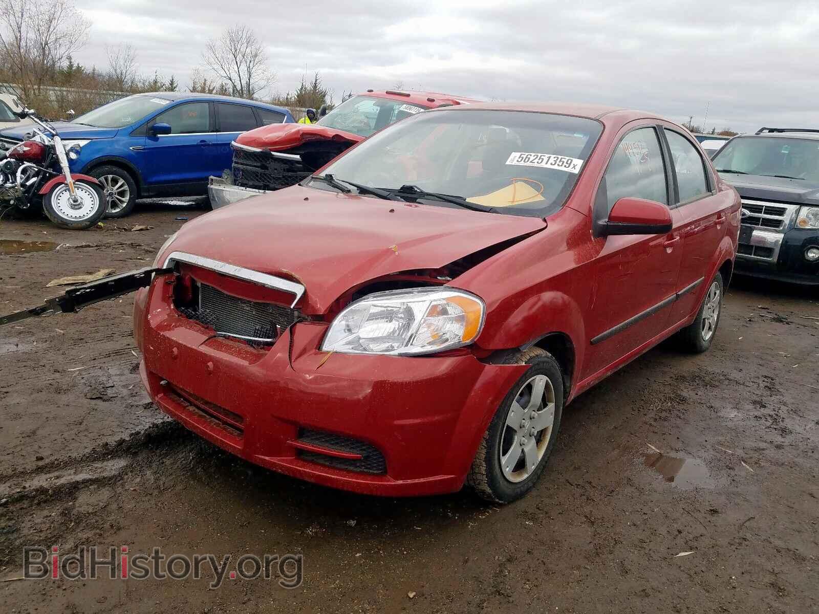 2011 CHEVROLET AVEO - VIN: KL1TD5DE0BB249837 - Фото 2