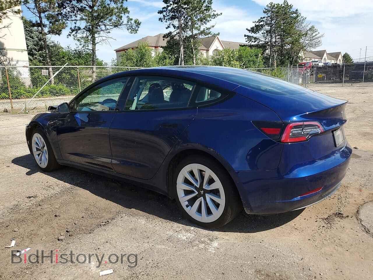 2022 TESLA MODEL 3 - VIN: 5YJ3E1EA1NF189028 - Фото 2
