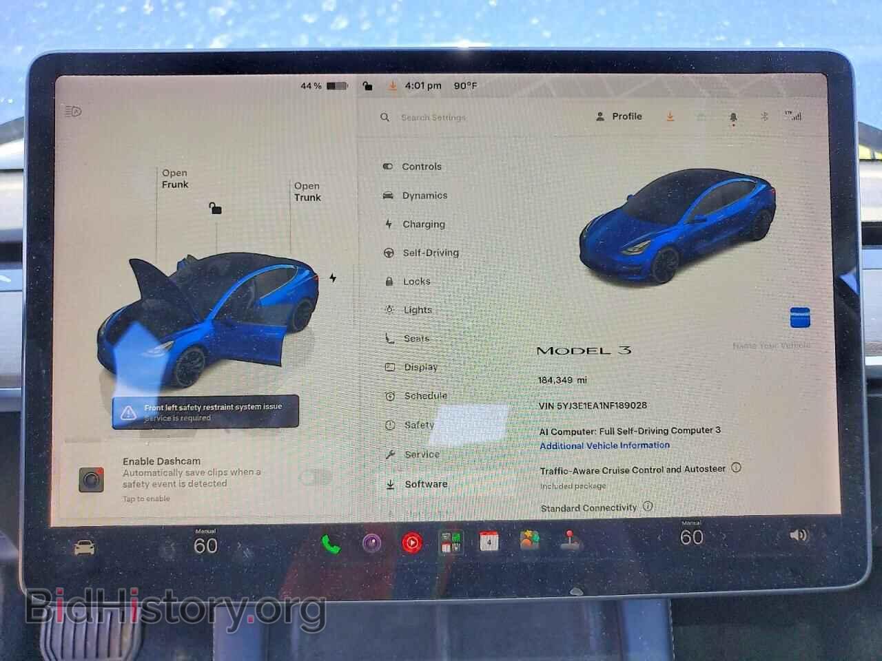 2022 TESLA MODEL 3 - VIN: 5YJ3E1EA1NF189028 - Фото 9