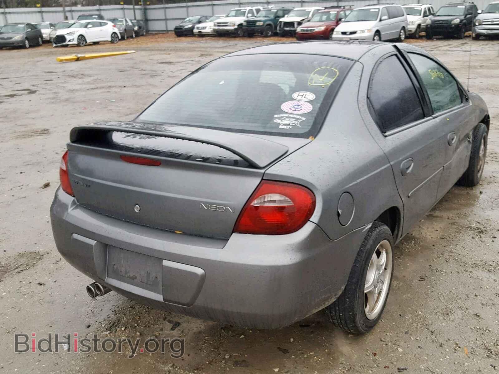 2005 DODGE NEON - VIN: 1B3ES56C25D256804 - Фото 4