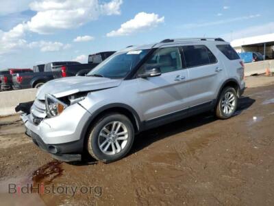 2015 Ford EXPLORER XLT, серебристый — VIN 1FM5K8D83FGB23107, Copart