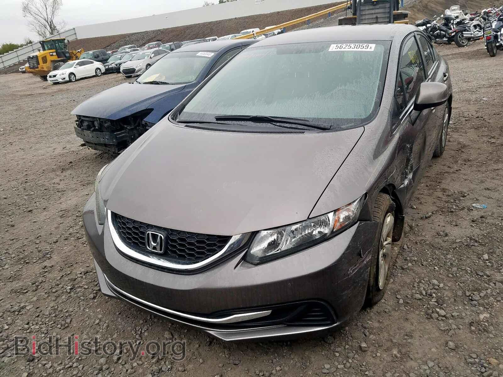 2013 HONDA CIVIC LX - VIN: 19XFB2F55DE014833 - Фото 2