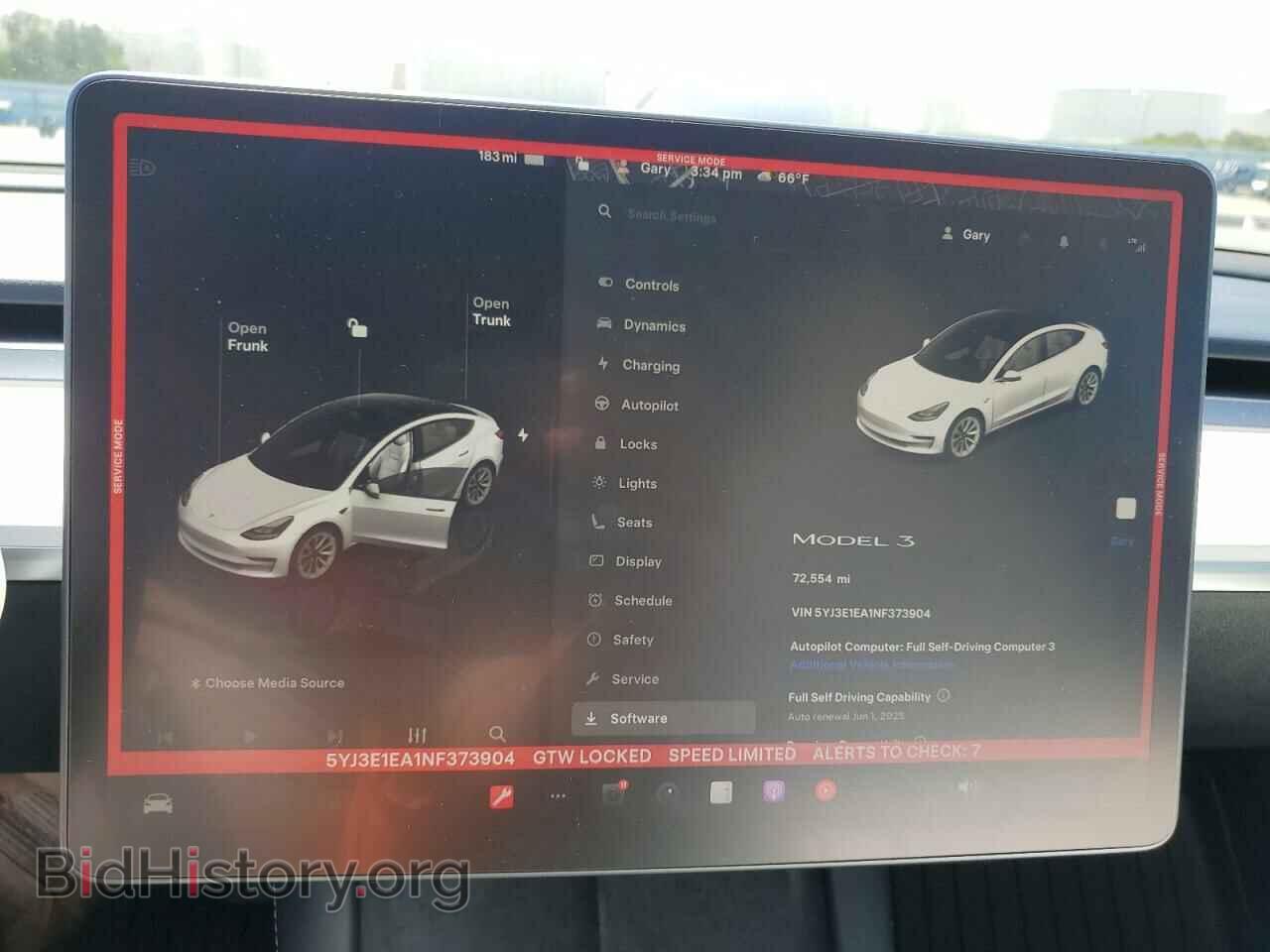 2022 TESLA MODEL 3 - VIN: 5YJ3E1EA1NF373904 - Фото 9
