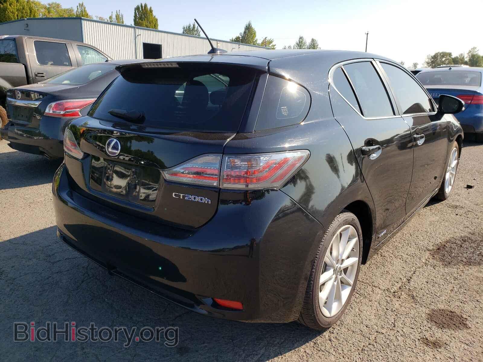 2011 LEXUS CT 200 - VIN: JTHKD5BH3B2037501 - Фото 4