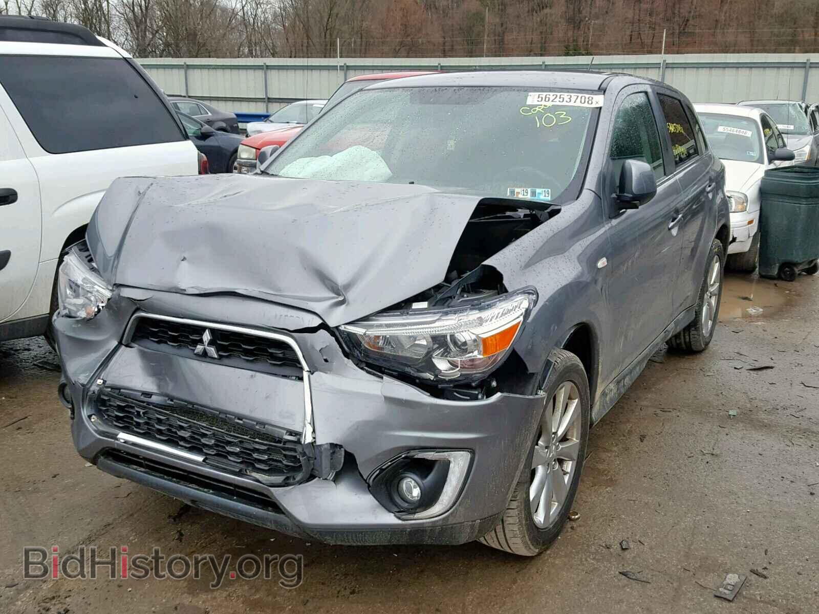 2015 MITSUBISHI OUTLANDER - VIN: 4A4AR4AU6FE055527 - Фото 2