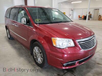 2013 Chrysler MINIVAN Town & COU, red — VIN 2C4RC1CG7DR810539, Copart