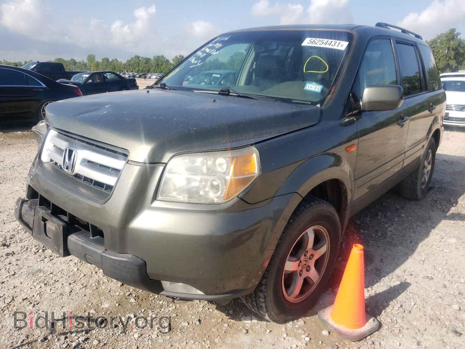 2006 HONDA PILOT - VIN: 2HKYF18546H536422 - Фото 2