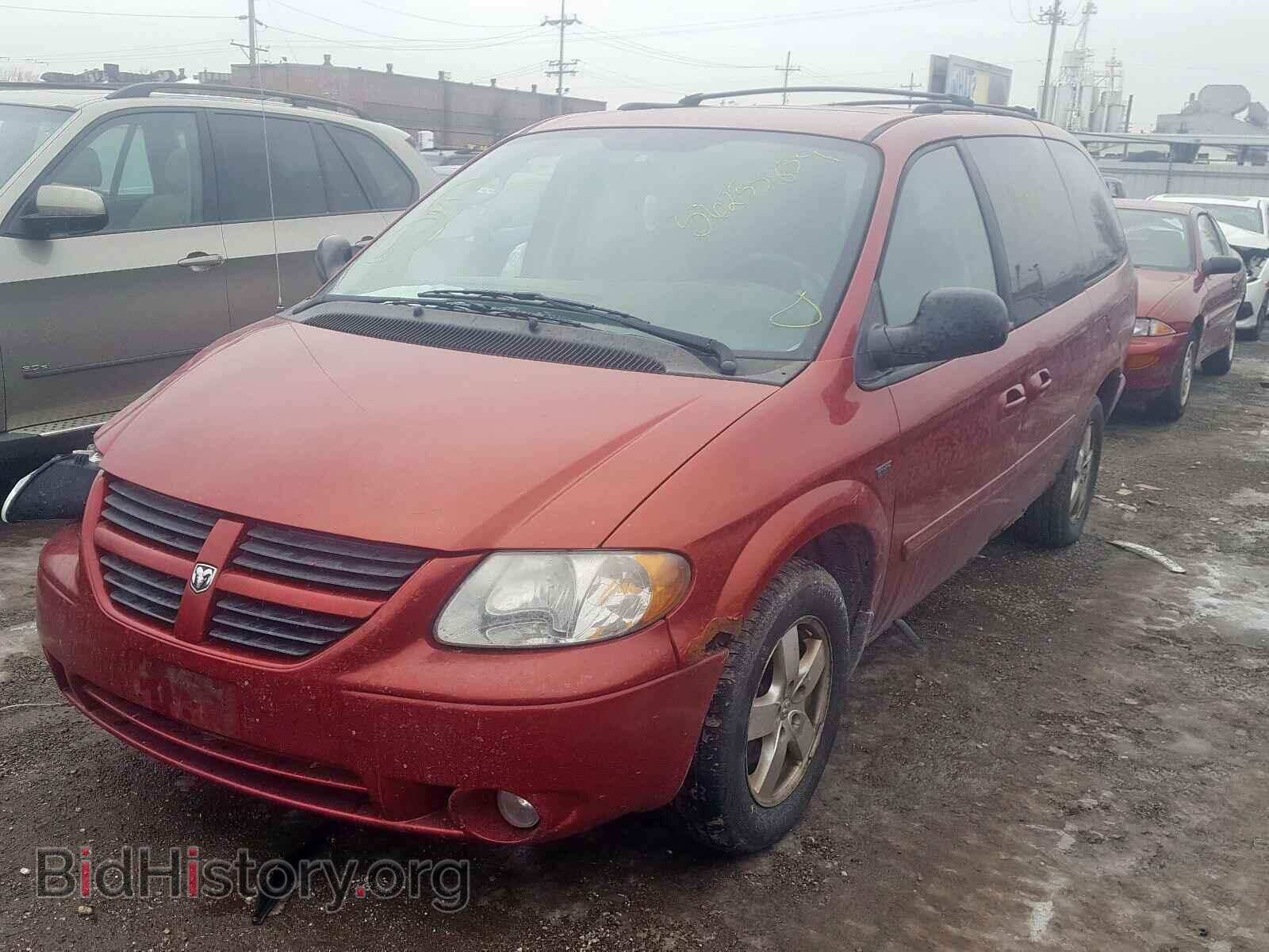 2007 DODGE CARAVAN - VIN: 2D4GP44L57R357375 - Фото 2