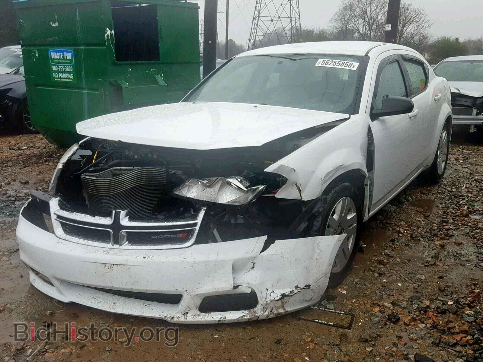 2014 DODGE AVENGER - VIN: 1C3CDZAB8EN200709 - Фото 2