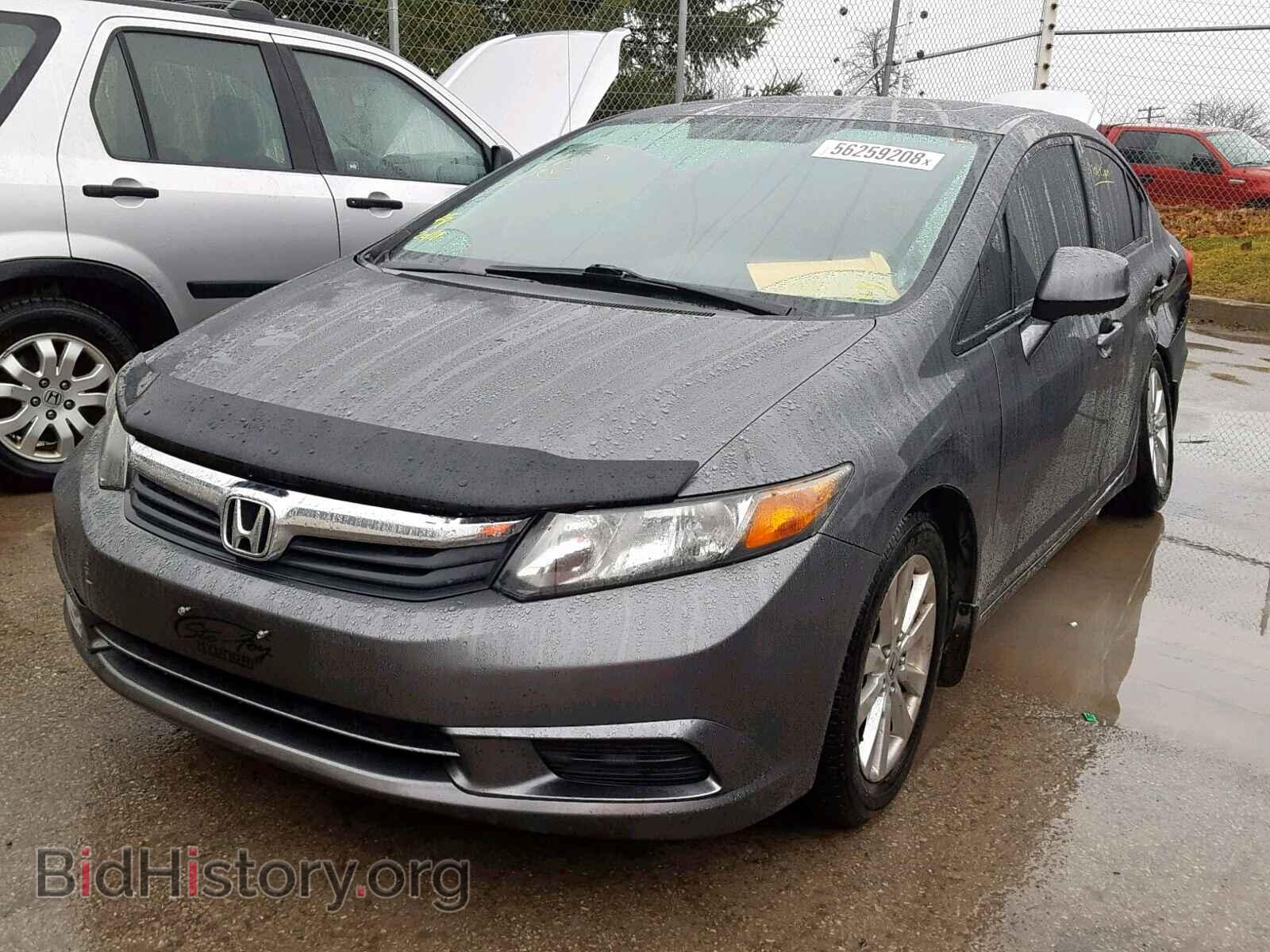 2012 HONDA CIVIC LX - VIN: 2HGFB2F52CH110763 - Фото 2