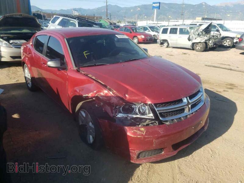 2014 Dodge AVENGER Avenger SE (VIN 1C3CDZAB7EN220742) — фото 1 из 10, Copart, повреждение: передняя часть