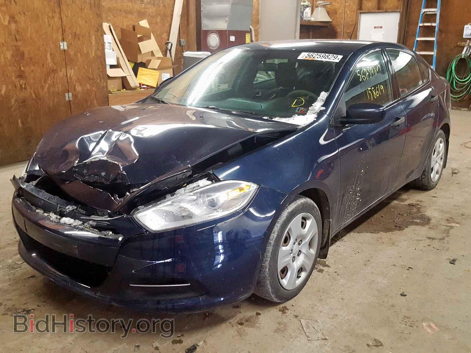 2013 DODGE DART - VIN: 1C3CDFAA8DD224101 - Фото 2