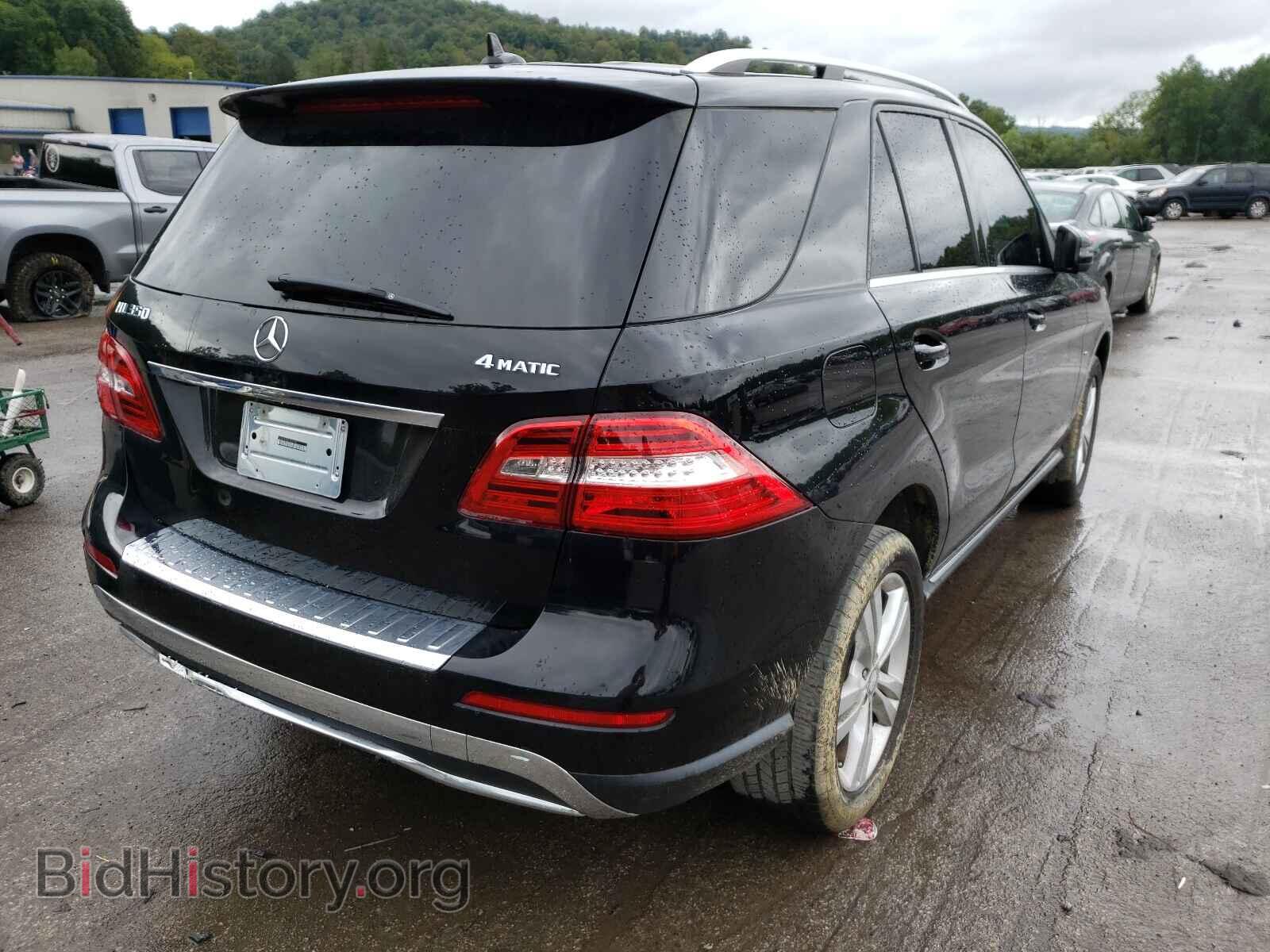 2012 MERCEDES-BENZ M-CLASS - VIN: 4JGDA5HBXCA019554 - Фото 4