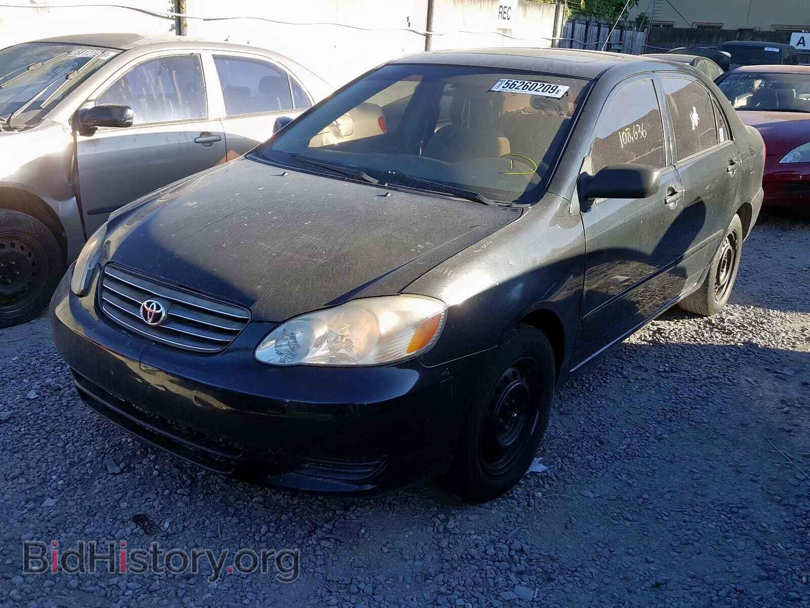 2003 TOYOTA COROLLA - VIN: 2T1BR32E83C138601 - Фото 2