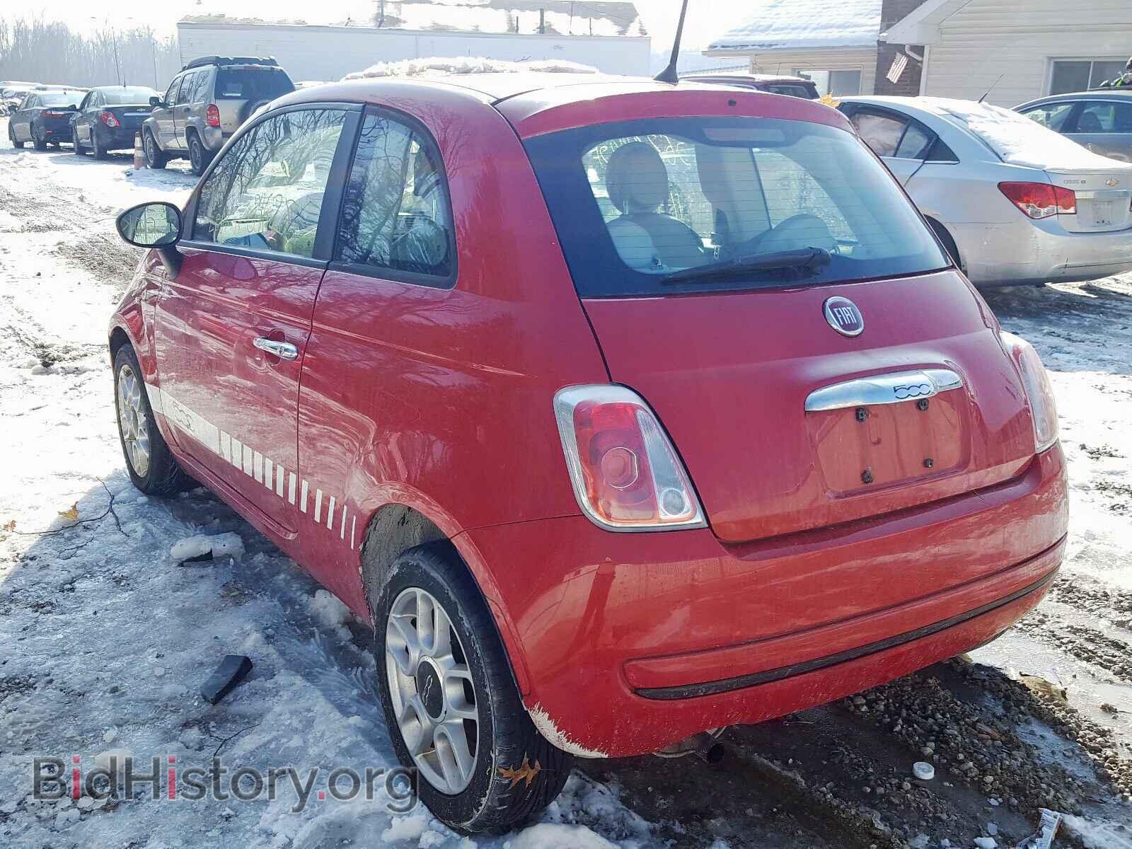 2012 FIAT 500 - VIN: 3C3CFFAR6CT112664 - Фото 3