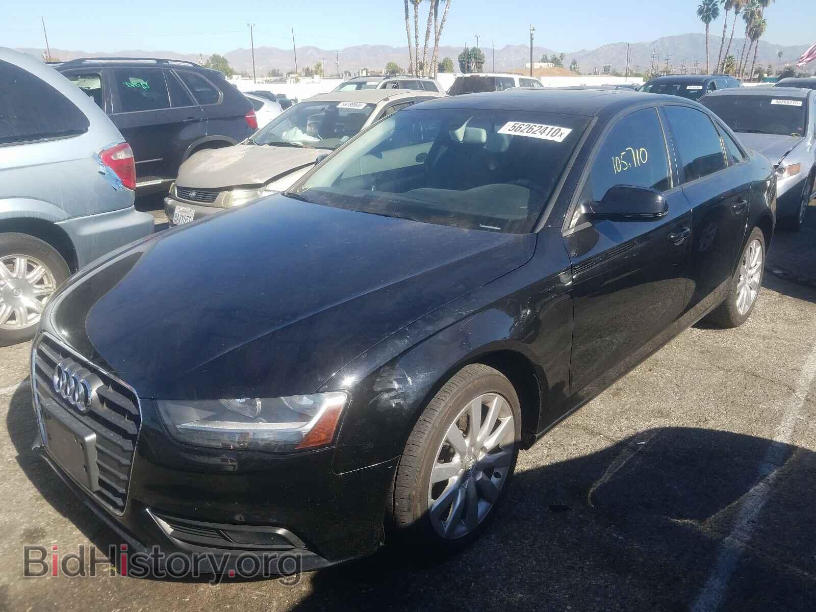2014 AUDI A4 - VIN: WAUAFAFL5EN043587 - Фото 2