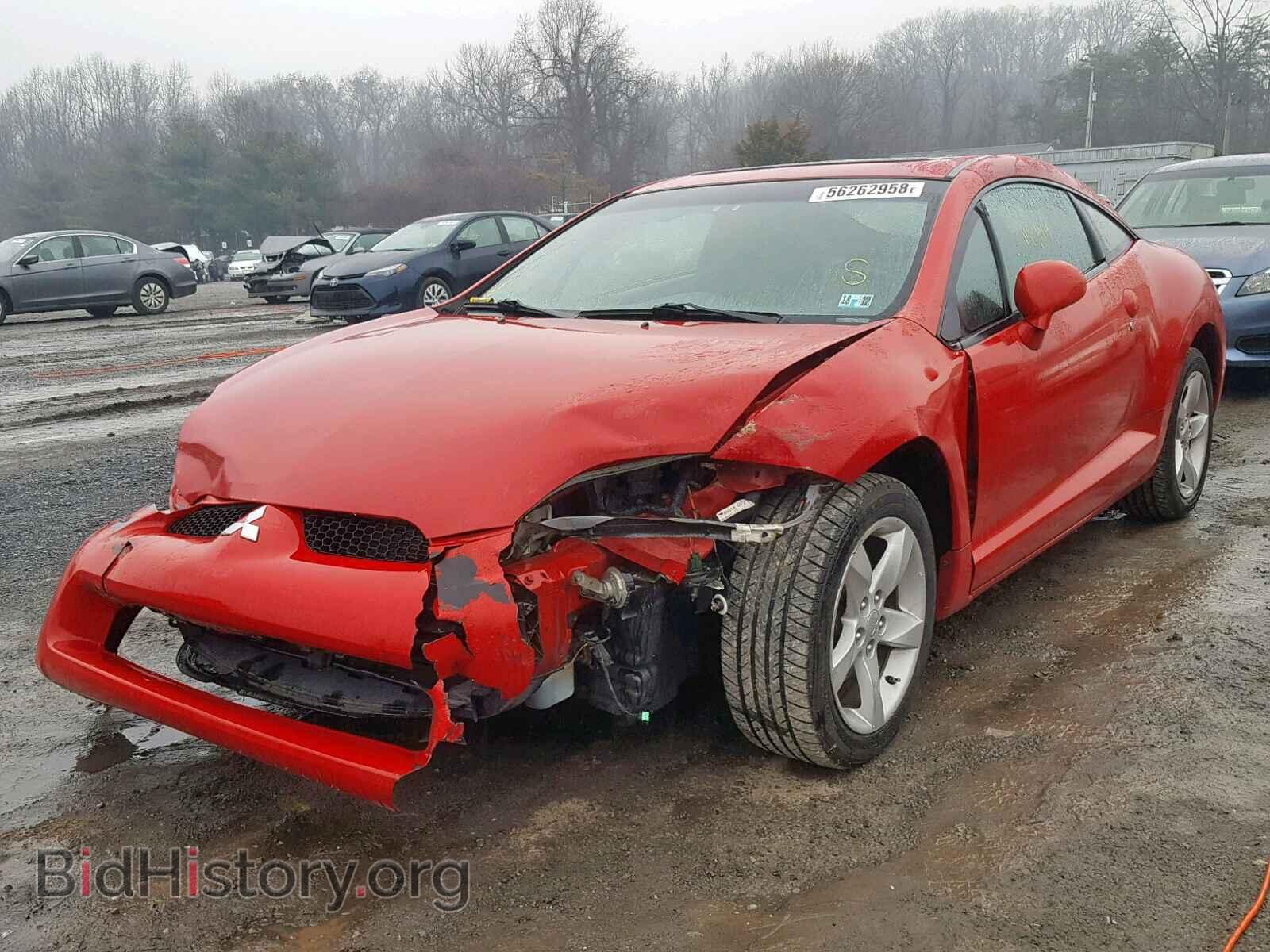 2006 MITSUBISHI ECLIPSE - VIN: 4A3AK24F06E009704 - Фото 2