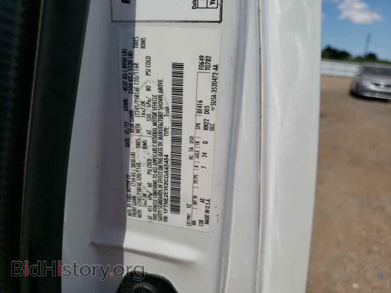 2012 FORD ECONOLINE - VIN: 1FTNE2EW2CDA45454 - Photo 10
