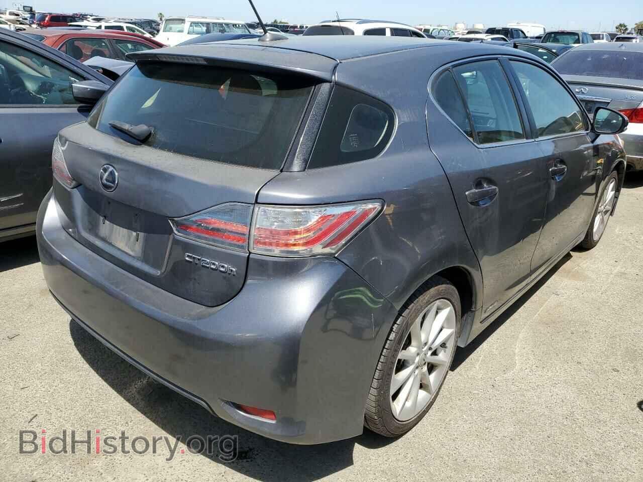 2012 LEXUS CT 200 - VIN: JTHKD5BH5C2108019 - Фото 3
