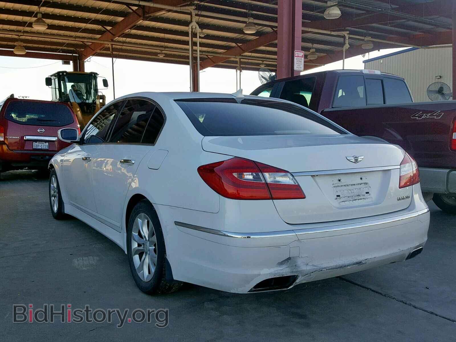 2012 HYUNDAI GENESIS - VIN: KMHGC4DDXCU200709 - Фото 3