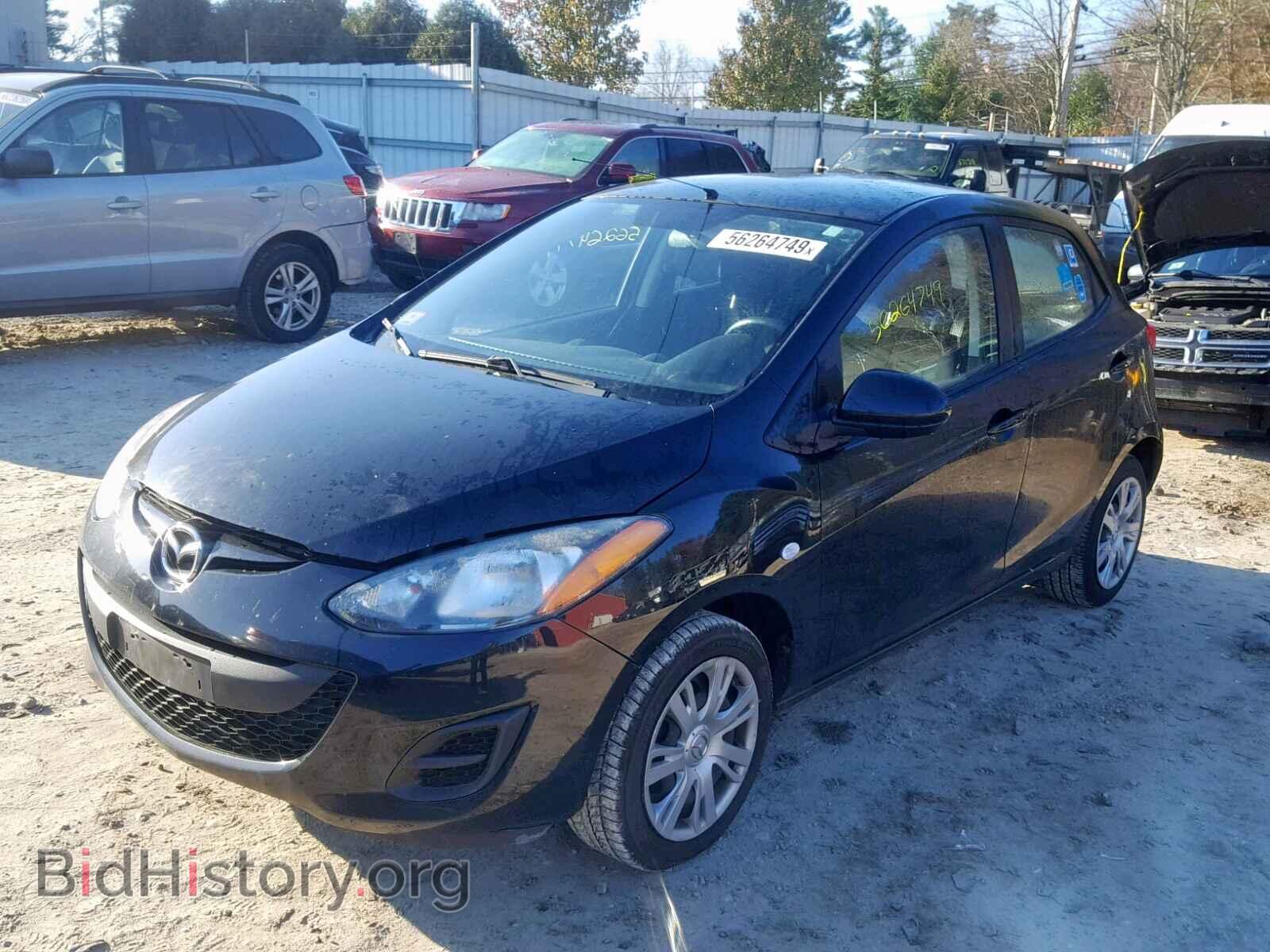 2014 MAZDA 2 - VIN: JM1DE1KZ4E0181292 - Фото 2