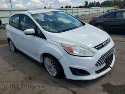 2014 Ford CMAX C-MAX SE, white — VIN 1FADP5AUXEL511805, Copart