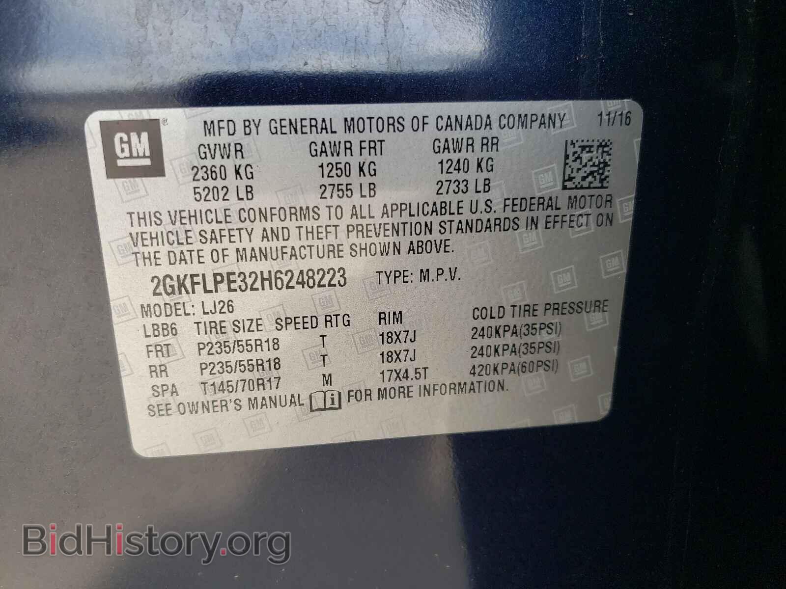 2017 GMC TERRAIN - VIN: 2GKFLPE32H6248223 - Фото 10