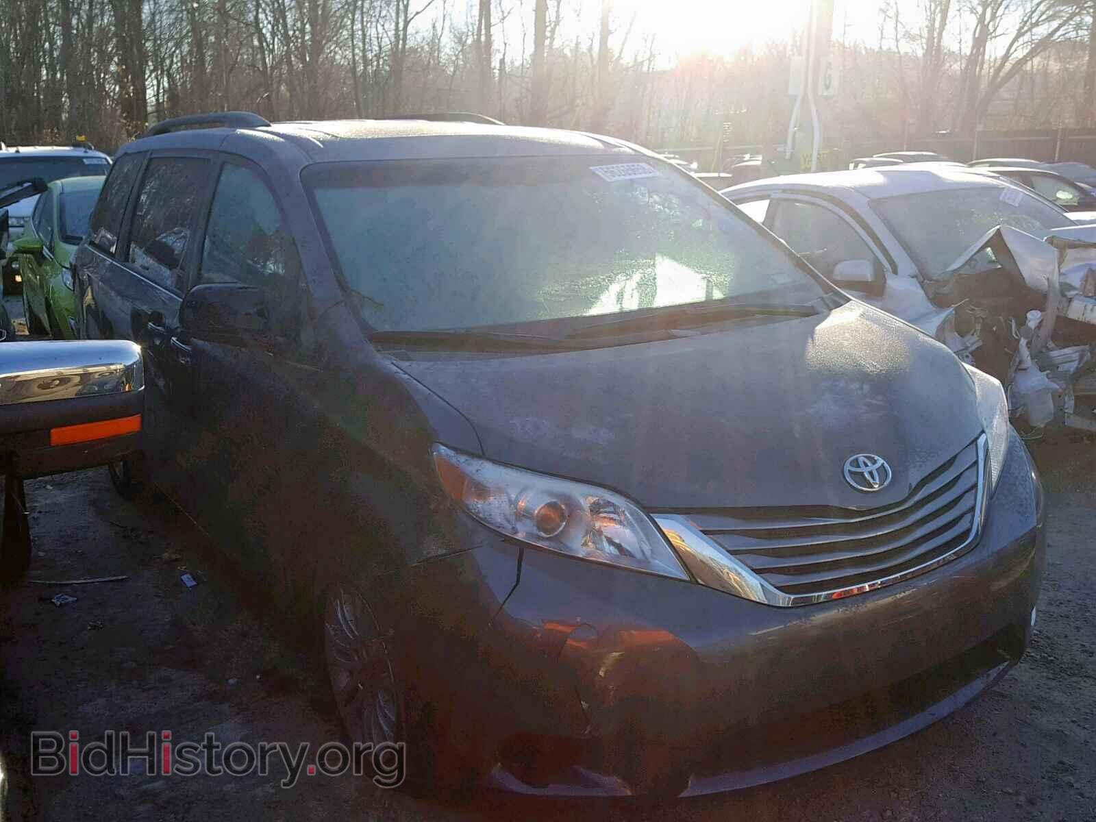 Photo 5TDYK3DC7GS712516 - TOYOTA SIENNA XLE 2016