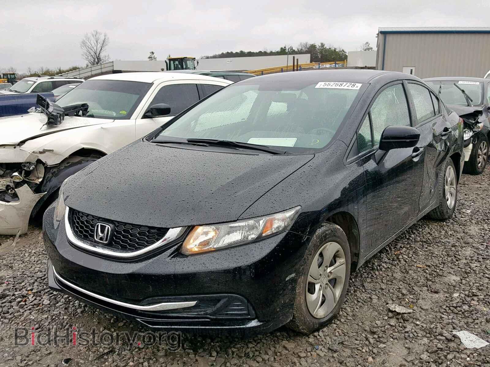 2014 HONDA CIVIC LX - VIN: 19XFB2F55EE068540 - Фото 2