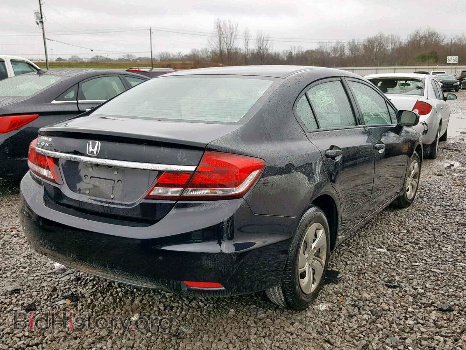 2014 HONDA CIVIC LX - VIN: 19XFB2F55EE068540 - Фото 4