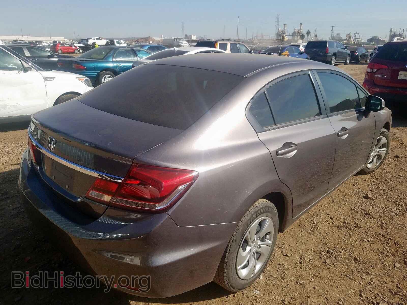 2013 HONDA CIVIC LX - VIN: 19XFB2F52DE073984 - Фото 4