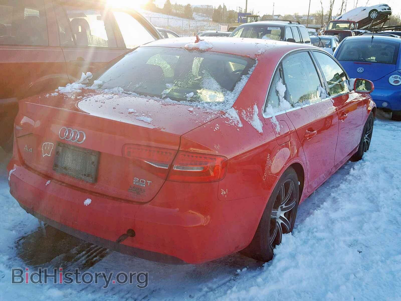 2013 AUDI A4 - VIN: WAUHFAFL6DN015455 - Photo 4