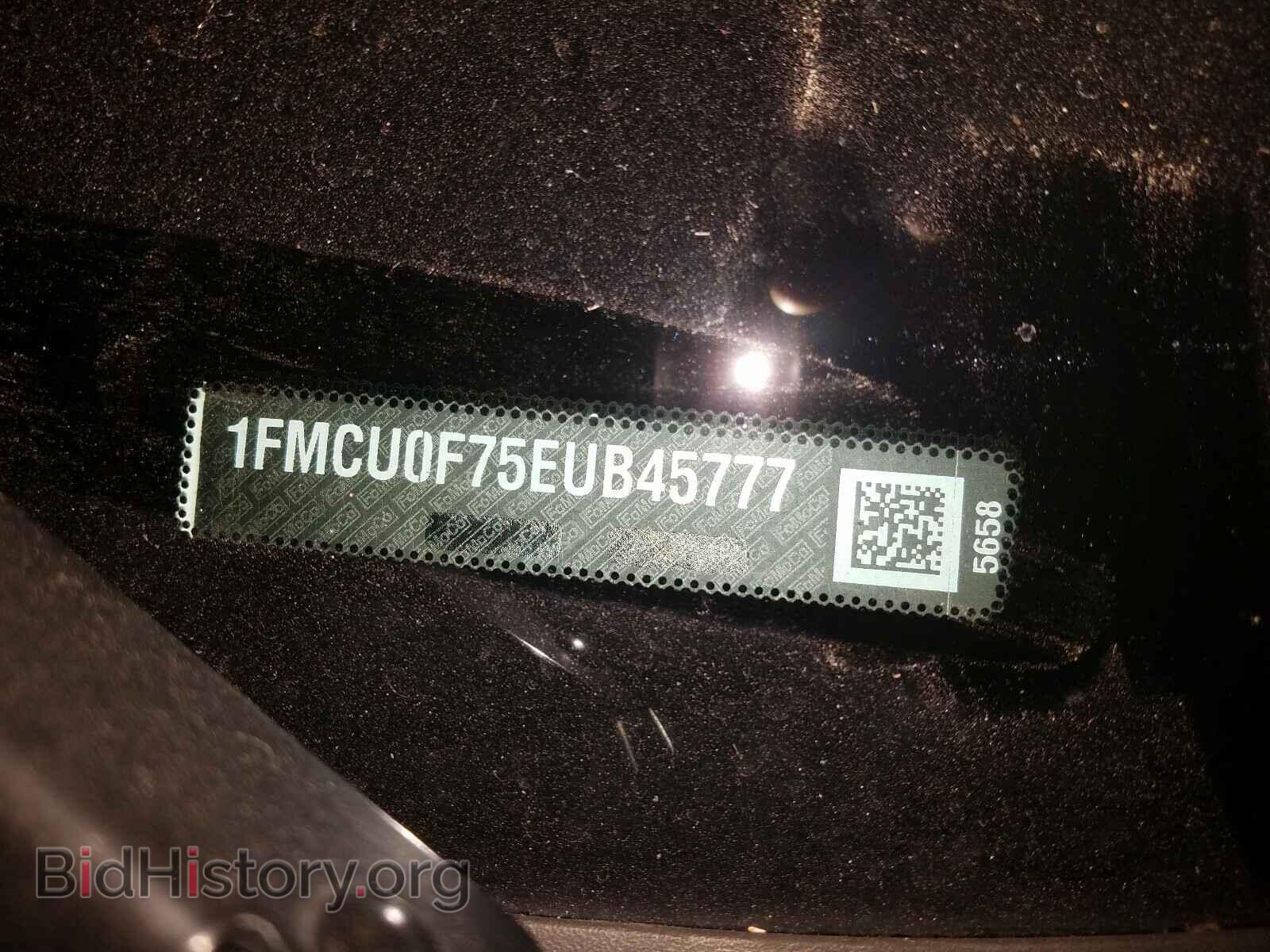 2014 FORD ESCAPE - VIN: 1FMCU0F75EUB45777 - Фото 10
