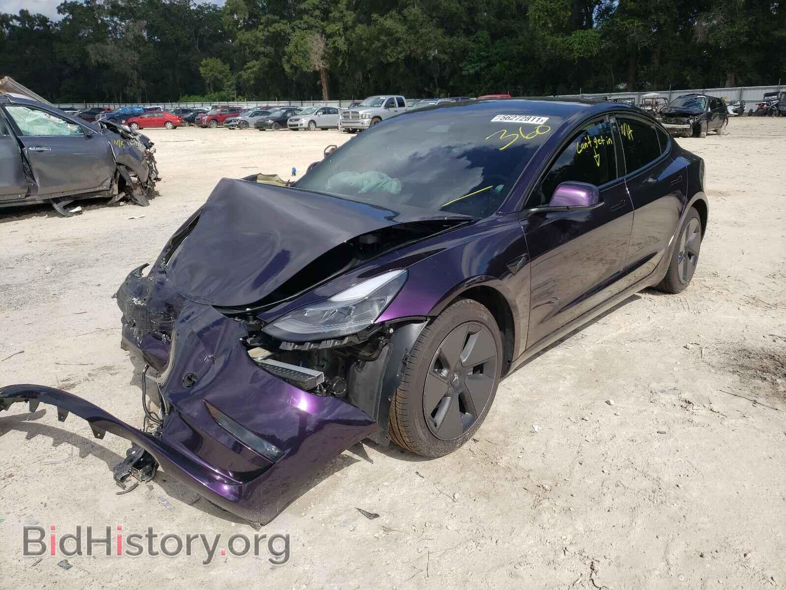 2021 TESLA MODEL 3 - VIN: 5YJ3E1EB7MF992143 - Photo 2