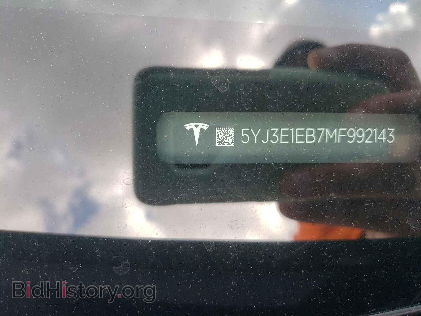 2021 TESLA MODEL 3 - VIN: 5YJ3E1EB7MF992143 - Photo 10