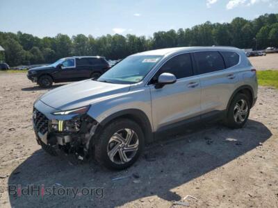 2021 Hyundai SANTA FE SE, серебристый — VIN 5NMS14AJ3MH336185, Copart