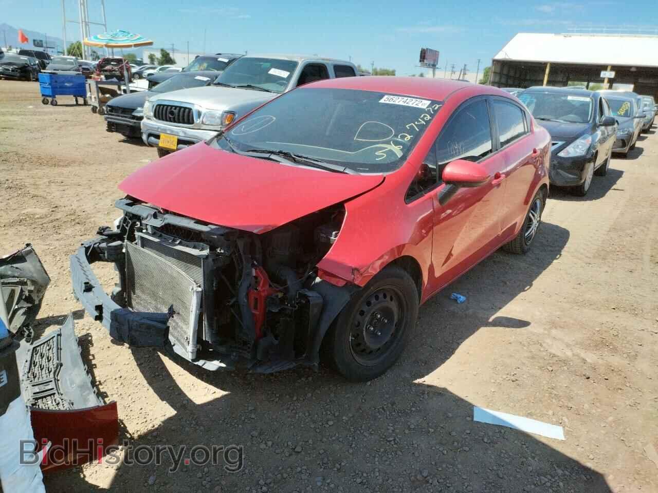 2013 KIA RIO - VIN: KNADM4A31D6099000 - Фото 2