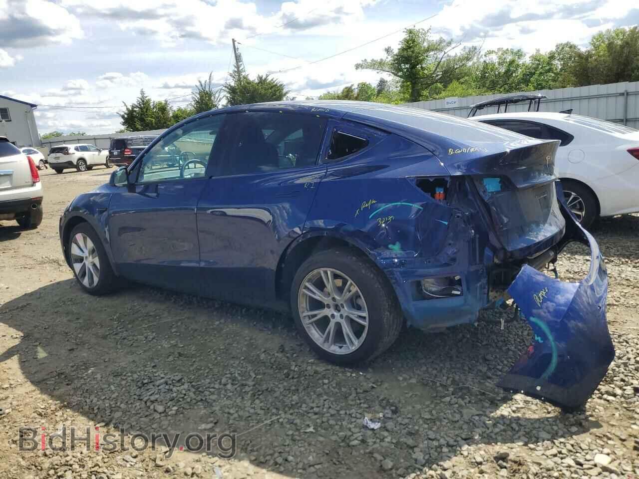 2022 TESLA MODEL Y - VIN: 7SAYGAEE3NF378883 - Фото 2