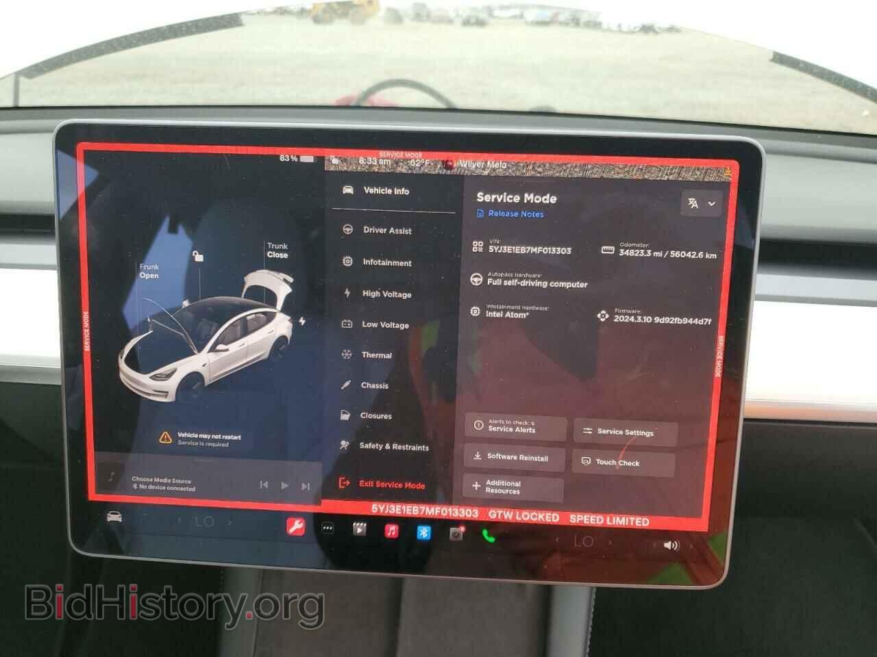 2021 TESLA MODEL 3 - VIN: 5YJ3E1EB7MF013303 - Photo 9