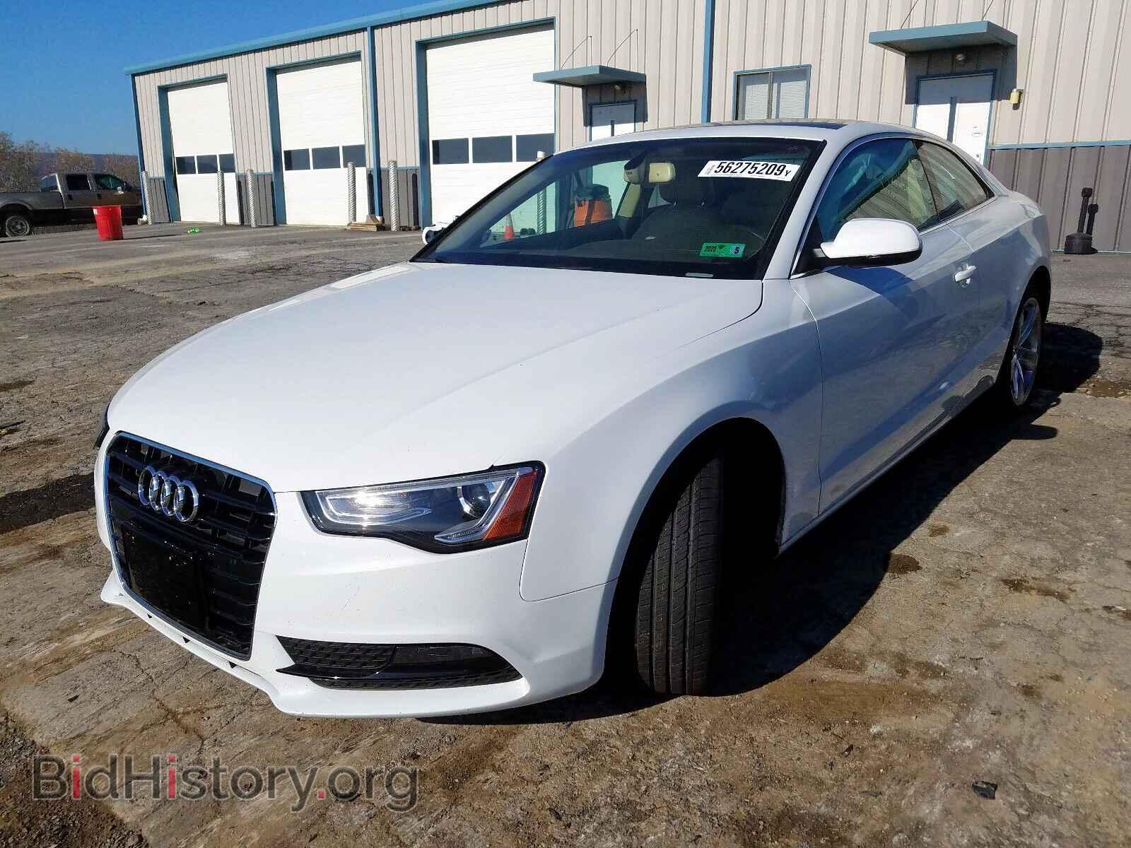 2014 AUDI A5 PREMIUM - VIN: WAULFAFRXEA074872 - Photo 2