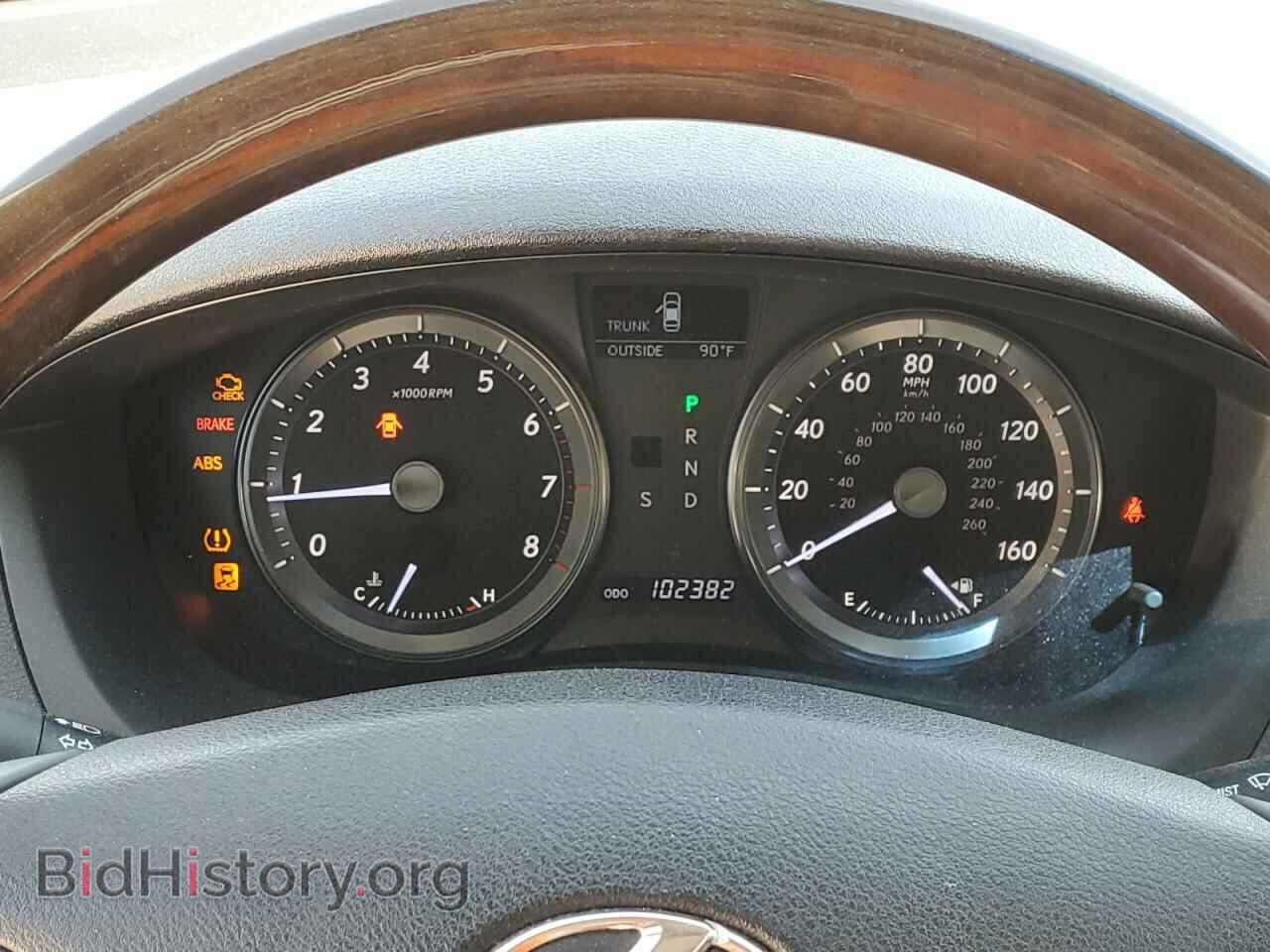 2012 LEXUS ES350 - VIN: JTHBK1EG4C2482638 - Фото 9