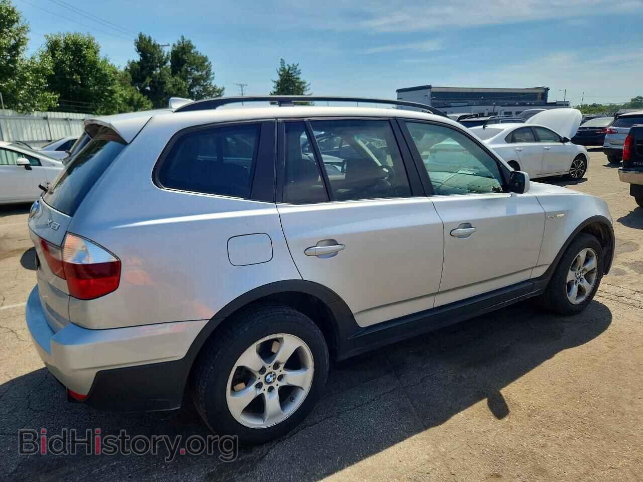 2007 BMW X3 - VIN: WBXPC93497WF02835 - Фото 3