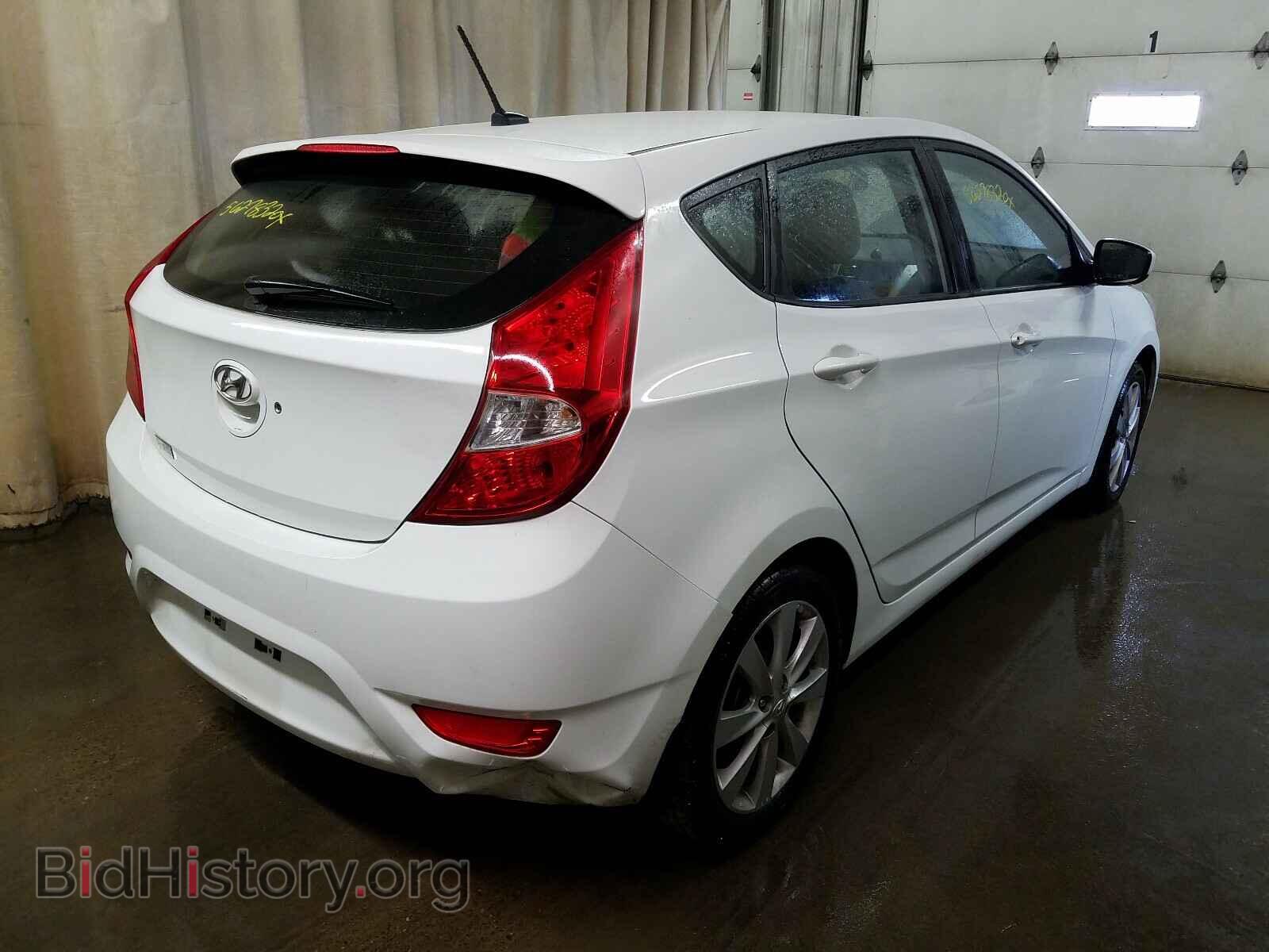 2012 HYUNDAI ACCENT - VIN: KMHCU5AE1CU045188 - Фото 4