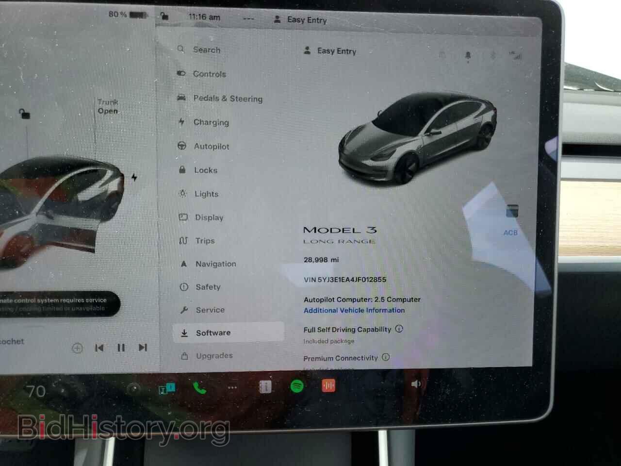 2018 TESLA MODEL 3 - VIN: 5YJ3E1EA4JF012855 - Фото 9